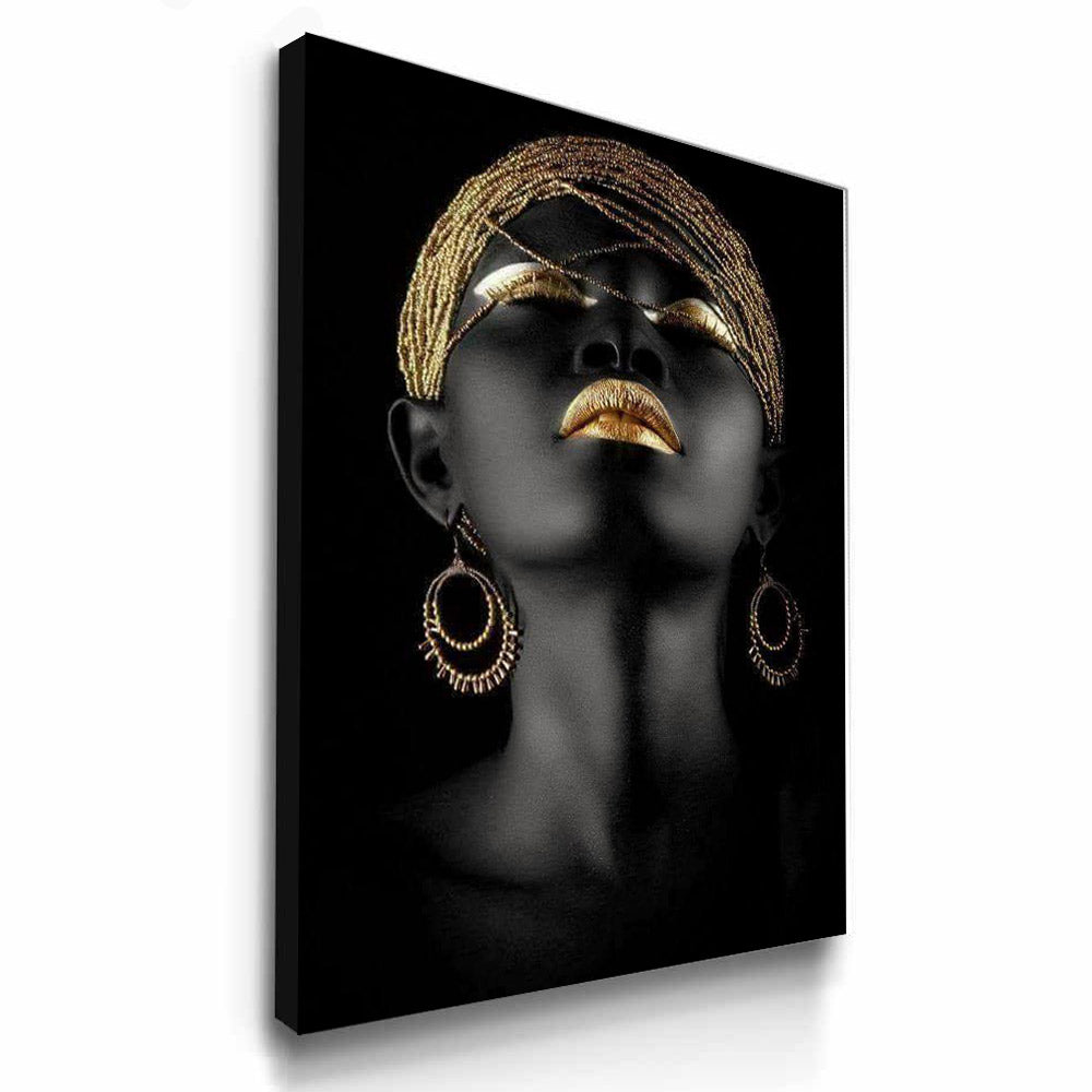 African Gold Woman - Prime Décor