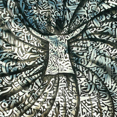 Calligraphy Style Whirling Dervish | Handmade Painting - Prime Décor