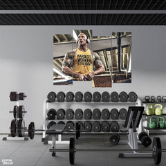 Dwayne Johnson Fitness Freak (4 Panel) Gym Wall Art - Prime Décor