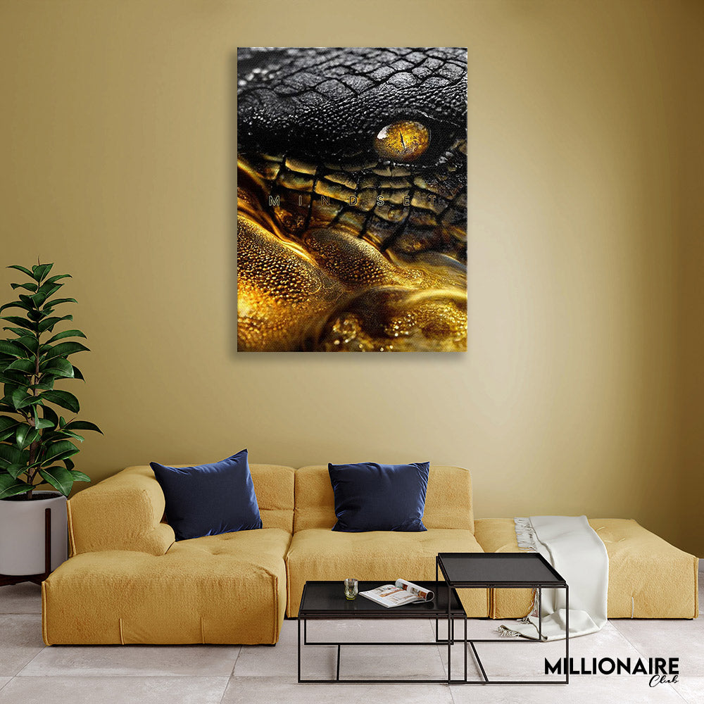 Gold crocodile - Prime Décor