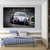 Porsche Blue & White Car (3 Panel) | Car Wall Art