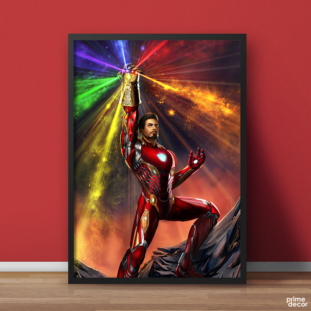 Iron Man Fist | Movie Poster Wall Art - Prime Décor