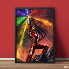 Iron Man Fist | Movie Poster Wall Art - Prime Décor