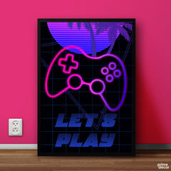 Let's Play | Games Poster Wall Art - Prime Décor