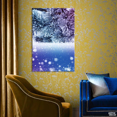 Winter Snow Background (Single Panel) Nature Wall Art - Prime Décor