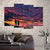 The Dusk Launch (4 Panel) Nature Wall Art