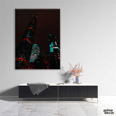 Low Angle Photo of Building (Single Panel) Building Wall Art - Prime Décor