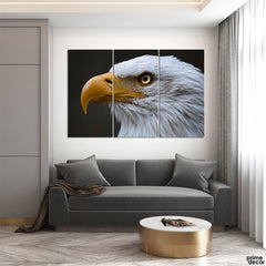 American Bald Eagle (3 Panel) Animal Wall Art - Prime Décor