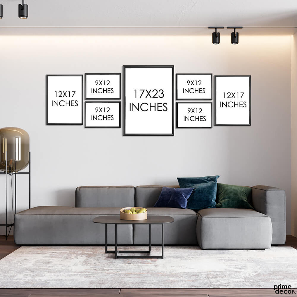 Attractive Animals in B&W Collection (7 Panel) Animal Wall Art - Prime Décor
