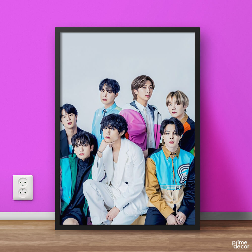 BTS Army Colorful Design | Music Poster Wall Art - Prime Décor