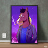 Bojack Horseman Smoking 80’s Style | Movie Poster Wall Art