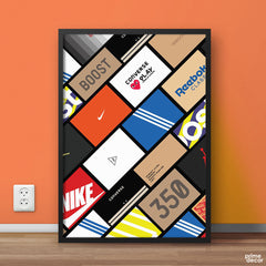 Branded Shoe Boxes | Fashion Poster Wall Art - Prime Décor