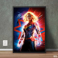 Brie Larson Captain Marvel | Movie Wall Art - Prime Décor