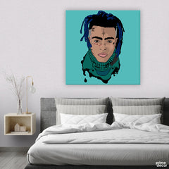 xxxtentacion Illustration (Single Panel) Figure Wall Art - Prime Décor