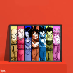 Characters from Dragon Ball Z | Anime Poster Wall Art - Prime Décor