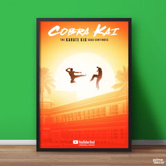 Cobra Kai The Karate Kid Saga | Movie Poster Wall Art - Prime Décor