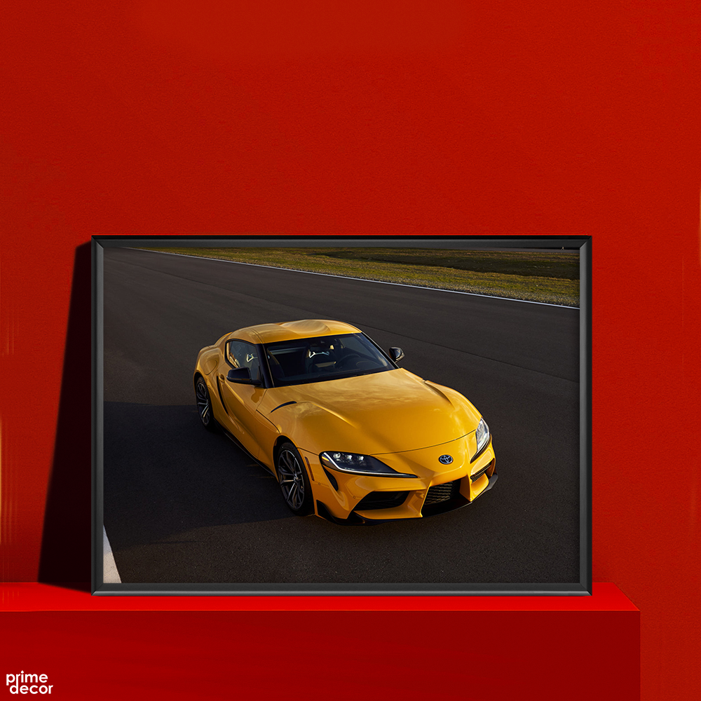 Toyota GR Supra | Car Poster Wall Art - Prime Décor