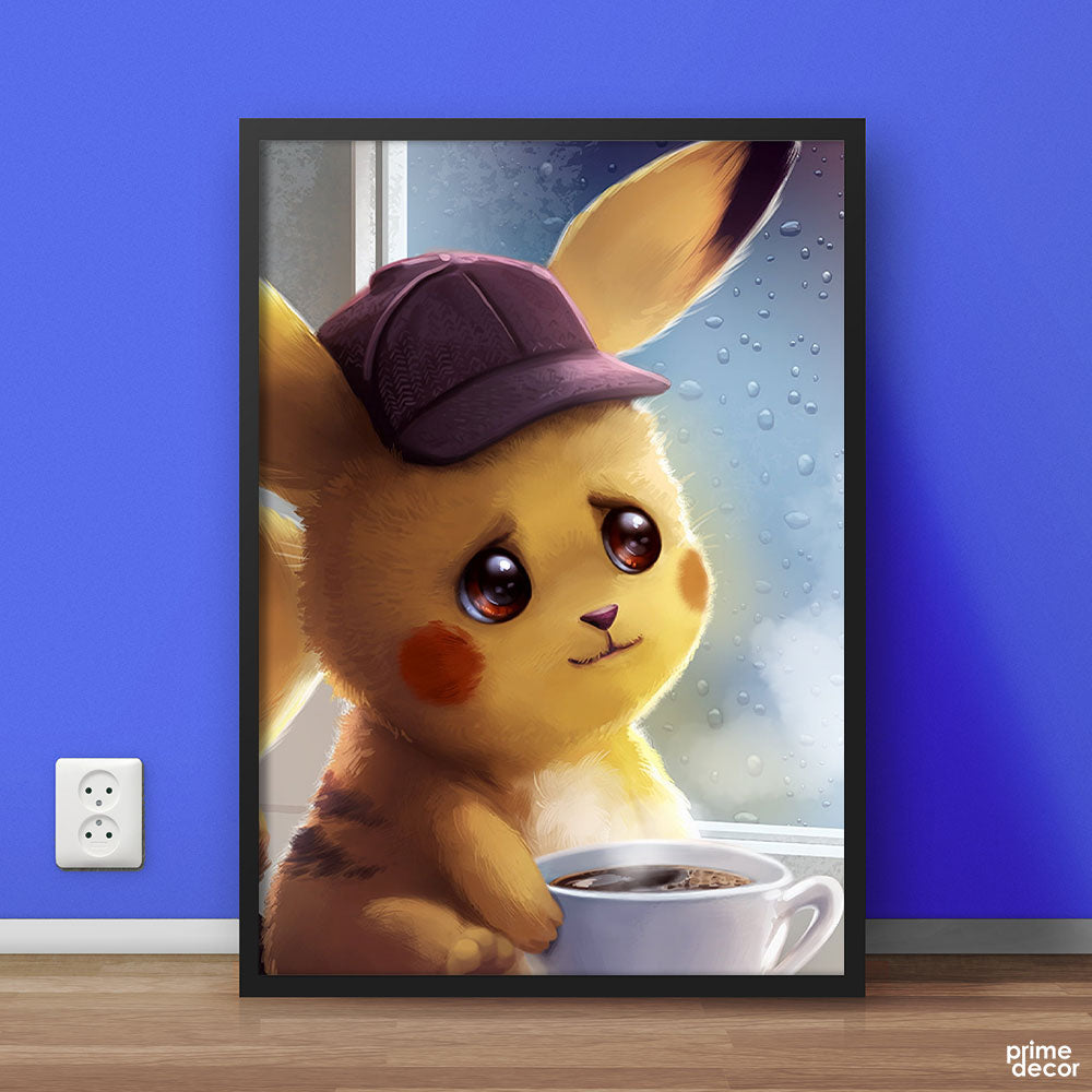 Sad Pikachu | Cartoon Poster Wall Art - Prime Décor