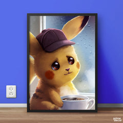 Sad Pikachu | Cartoon Poster Wall Art - Prime Décor