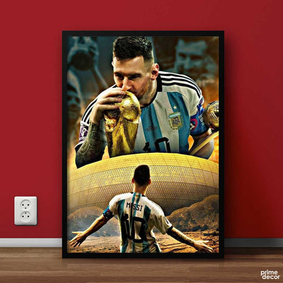 Messi World Cup | Sports Poster Wall Art - Prime Décor