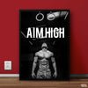 Aim High | Motivational Poster Wall Art