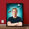 Elon Musk Vector CEO of Twitter | Figure Poster Wall Art - Prime Décor