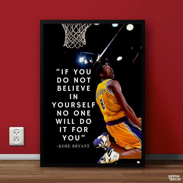 Believe Yourself | Motivational Poster Wall Art - Prime Décor