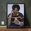 Punjabi Rapper Sidhu Moose Wala | Figure Poster Wall Art - Prime Décor