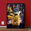 Cute Pikachu Cartoon Poster | Kids Wall Art