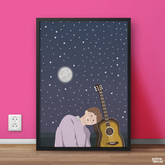 Voilin Musical Boy | Poster Wall Art - Prime Décor