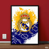 Real Madrid Logo Art | Sports Poster Wall Art