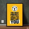 The Best Project | Gym Poster Wall Art