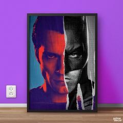 DC Batman VS Superman 2016 Ripped Style | Movie Poster Wall Art - Prime Décor