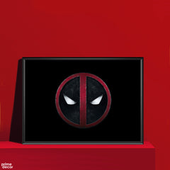 Deadpool Logo Mark  | Movie Poster Wall Art - Prime Décor