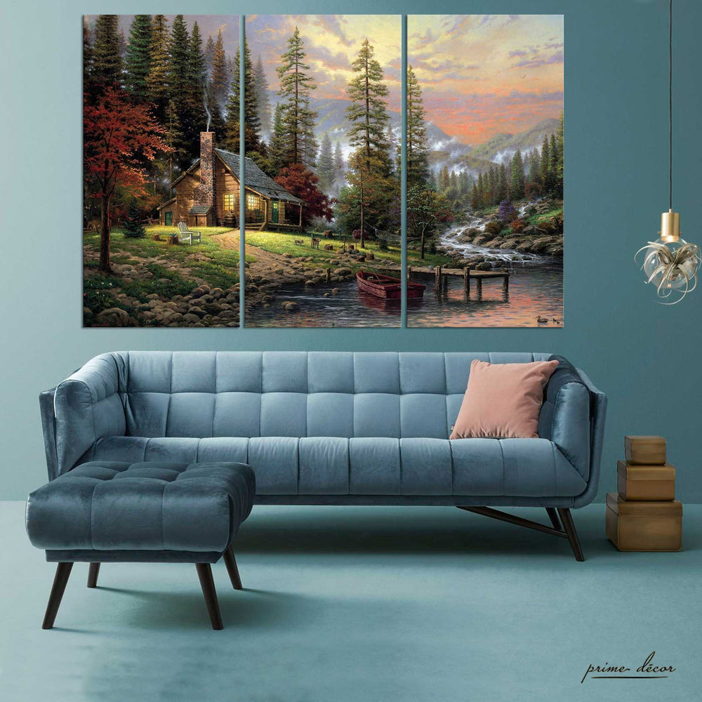 Exotic Natural Scenery (3 Panel) Nature Wall Art On Sale - Prime Décor