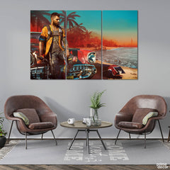 Far Cry 6 (3 Panel) Game Wall Art - Prime Décor