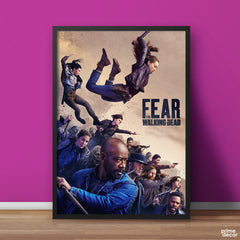 Fear The Walking Dead Clash | Movie Poster Wall Art - Prime Décor