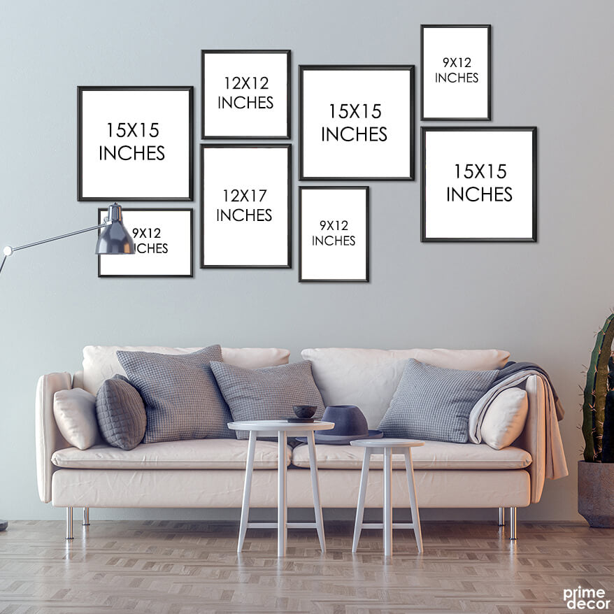 Floral Mix Vol-1 (8 Panel) Floral Wall Art - Prime Décor