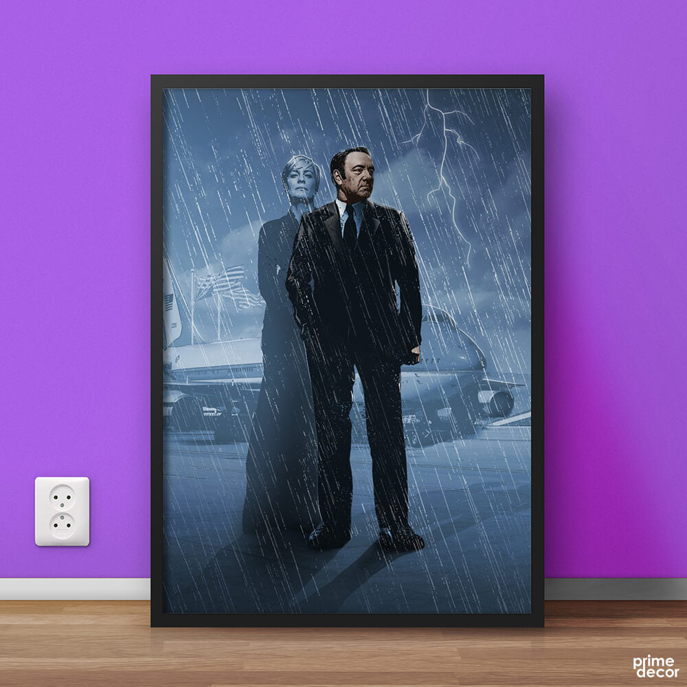 Francis Underwood House of Cards | Movie Poster Wall Art - Prime Décor