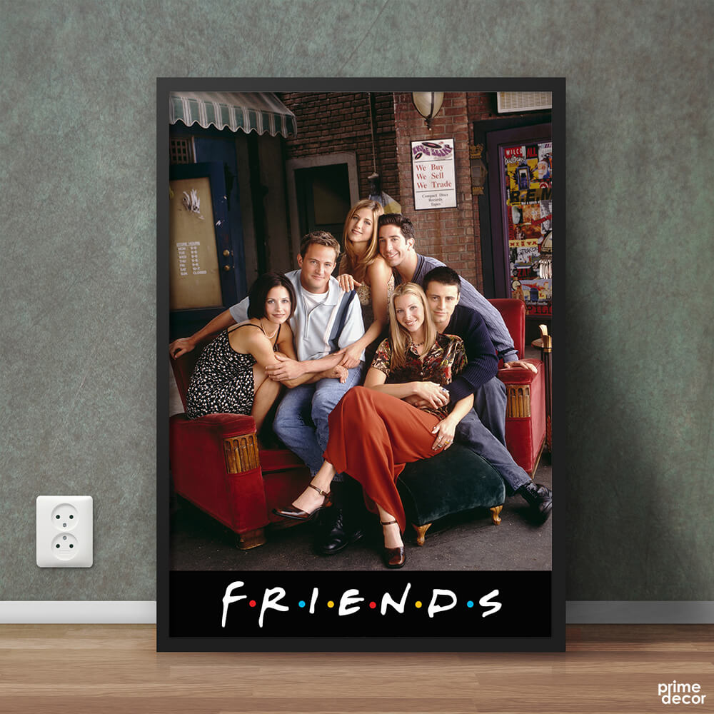 Friends Series Characters Sitcom | Movie Poster Wall Art - Prime Décor