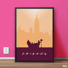 Friends Sitcom Minimal design | Movie Poster Wall Art - Prime Décor