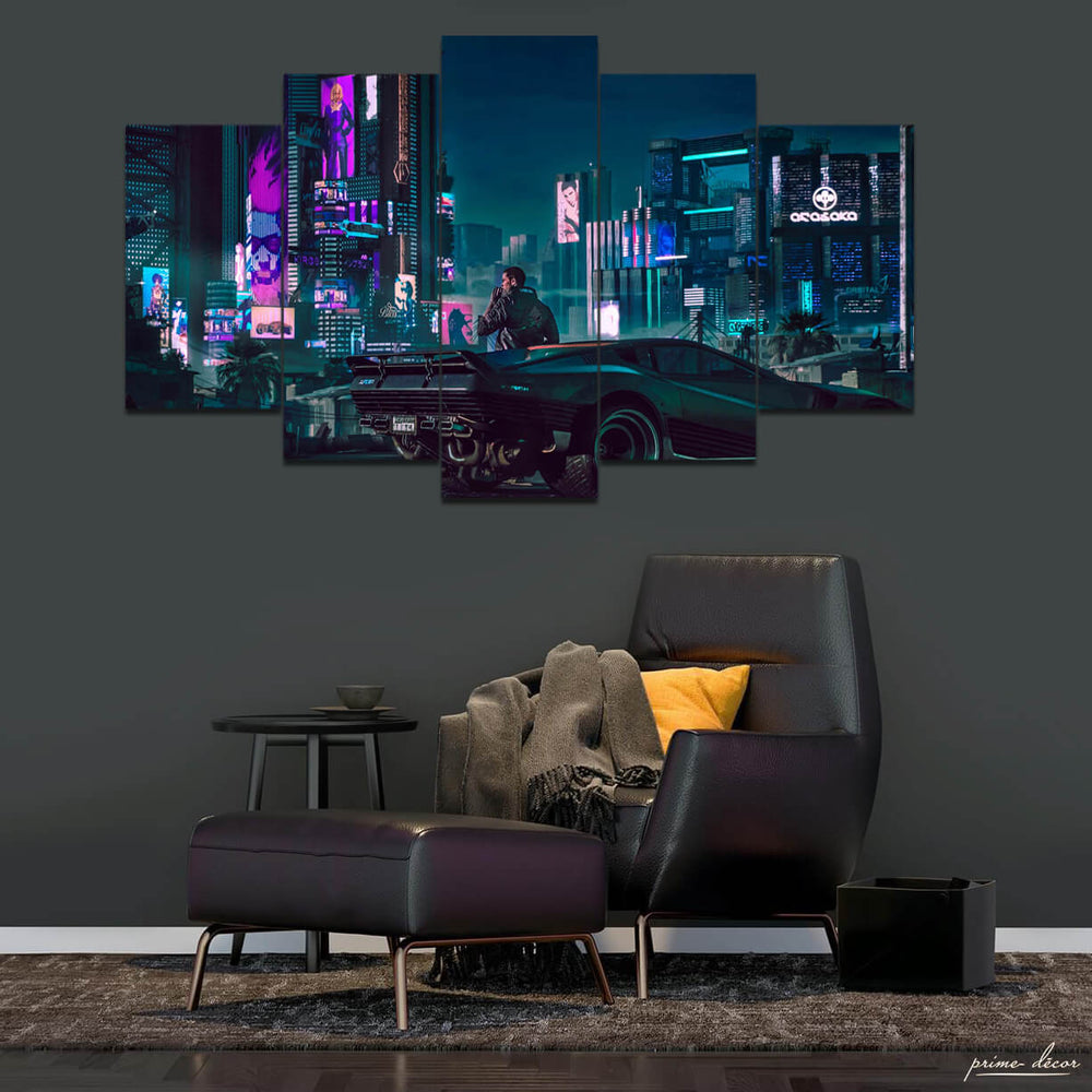 Futuristic City (5 Panel) Movie Wall Art On Sale - Prime Décor