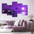 GTA Vice City Purple Neon Sunset (5 Panel) Game Wall Art