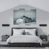 Glacier Mountain Covered with Snow (4 Panel) Landscape Wall Art