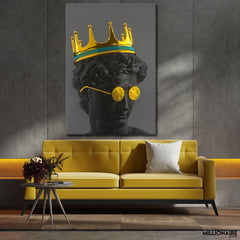 Gold Glasses Statue - Prime Décor