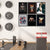 Gym Motivational Mix Vol-1 (6 Panel) Fitness Wall Art