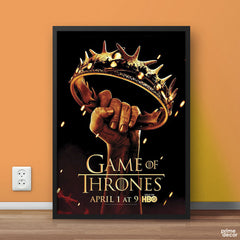 HBO Game of Thrones Crown | Movie Poster Wall Art - Prime Décor