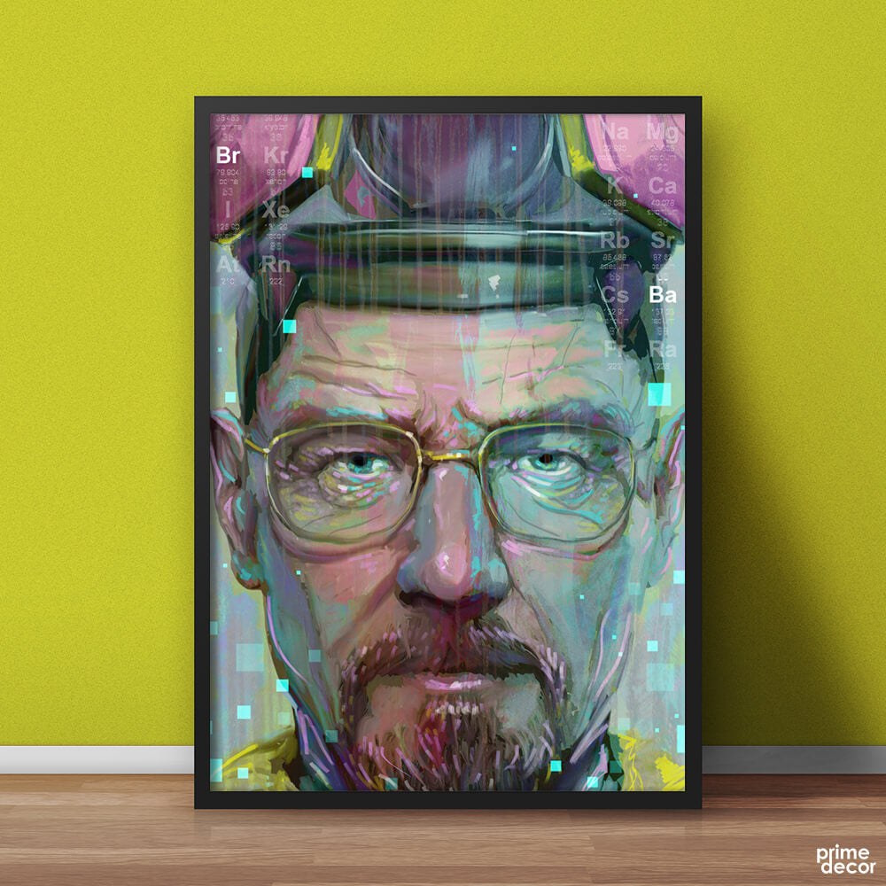 Heisenberg Walter White Breaking Bad | Movie Poster Wall Art - Prime Décor