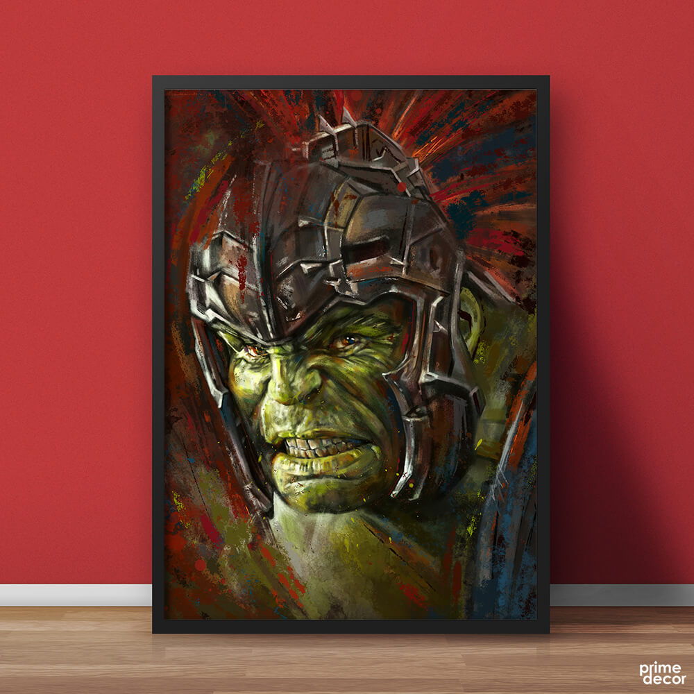Hulk from Thor Ragnarok Fan Art | Comics Poster Wall Art - Prime Décor