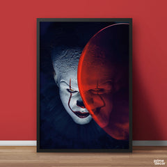 IT with Red Balloon | Movie Poster Wall Art - Prime Décor